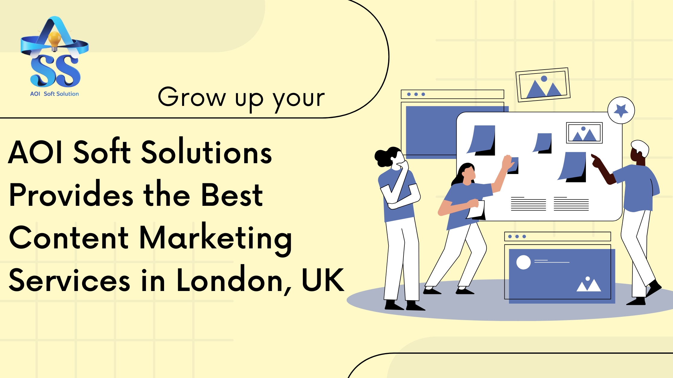 AOI Soft Solutions Provides the Best Content Marketing Services in London, UK